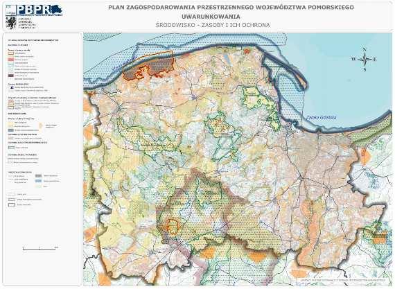 Konieczny do uwzględnienia przy opracowaniu planu miejscowego. Obecnie obowiązuje Uchwała Nr 318/XXX/16 Sejmiku Województwa Pomorskiego z dnia 29 grudnia 2016 r.