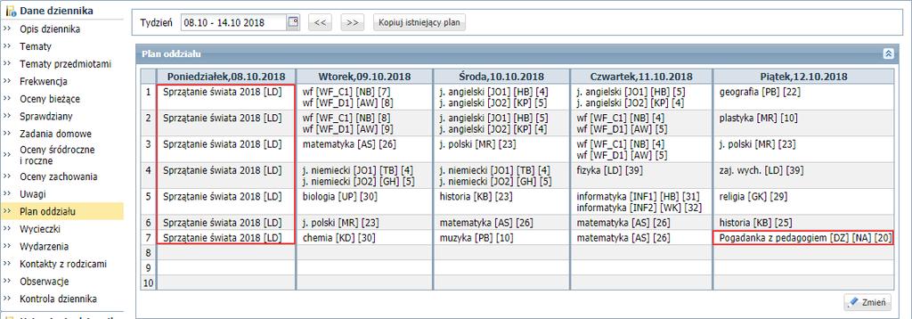 wychowawców 7/7 Zamknij okno Dodawanie