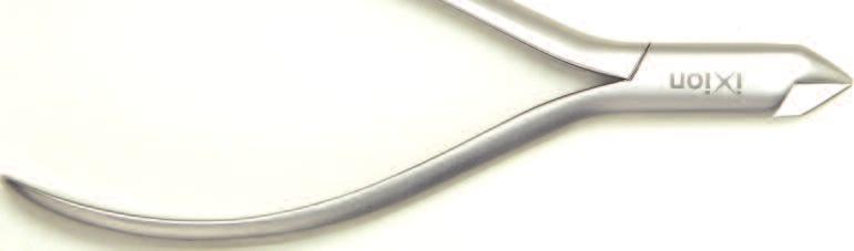 ix816 Kleszcze trójpalczaste. Końcówki są delikatnie zaokrąglone, aby konturować i zaginać bez niszczenia drutu. Mogą być używane do drutów do.030 (.76 mm).