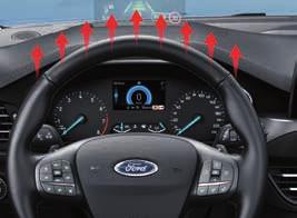 temperatury (DEATC) system Ford KeyFree z przyciskiem rozrusznika Ford Power wycieraczki przedniej szyby sterowane automatycznie lusterka boczne składane elektrycznie z lampkami oświetlającymi