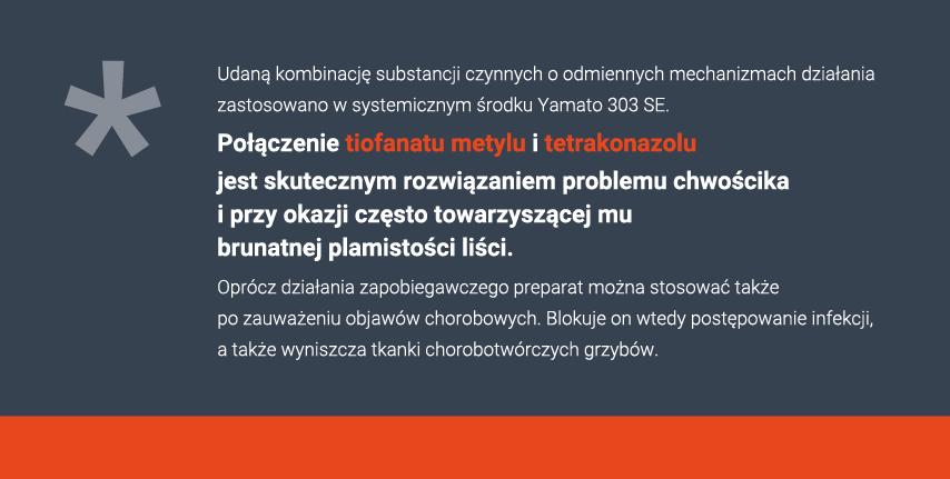 https://www. Tak udaną kombinację substancji czynnych o odmiennych mechanizmach działania zastosowano w systemicznym środku Yamato 303 SE.