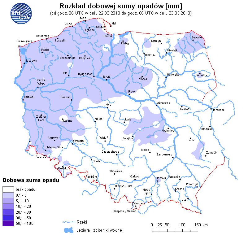 Ryc. 3. Rozkład dobowej sumy opadów Oznaczenia:.01 grubość pokrywy śnieżnej poniżej 0,5 cm;.