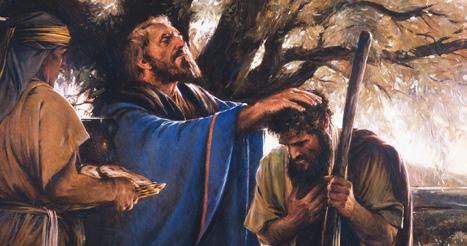 Melchizedek błogosławi Abrama Walter Rane 11 17 LISTOPADA List do Hebrajczyków 7 13 Arcykapłan dóbr przyszłych Podczas czytania Listu do Hebrajczyków 7 13 zastanów się, jakie przesłanie miał Pan dla