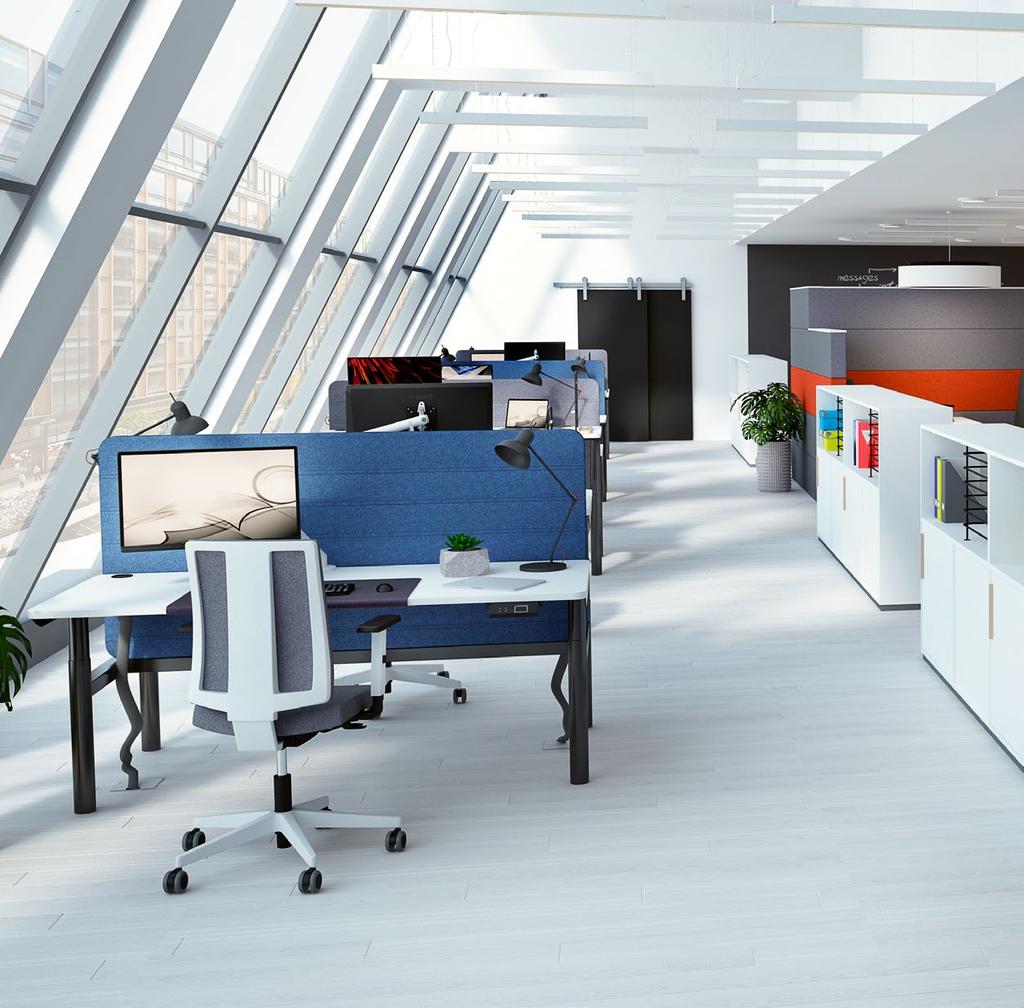 Today s world is based on knowledge and quick access to information. The workbench workstation formula, supports communication and ensures an easy flow of information between employees.