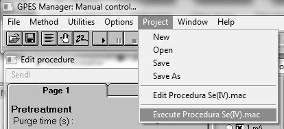 11. W celu uruchomienia wczytanej procedury klikamy: Project -> Execute Procedura