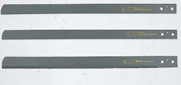 rury do DN 00 748 50 l=600 mm, rury do DN 400 748 60 l=700 mm, rury do DN 500 748 70 Brzeszczoty do żeliwa szarego, PE i PCV Brzeszczot z HSS, 4 zęby/cal l=00 mm, rury do DN 50 748 0 l=00 mm, rury do
