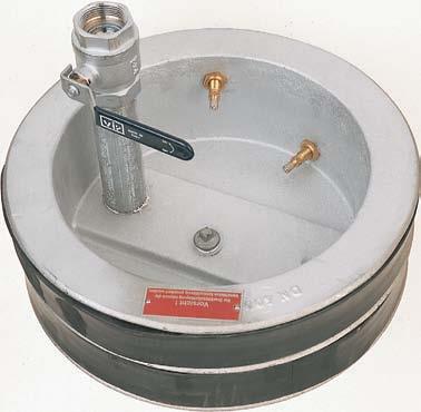 4 mm 78 DN 50, 4, Ø > 40 mm < 75 mm 78 4 DN 75, 5, Ø > 65 mm < 400 mm 78 5 DN 400, 6, Ø > 90 mm < 45 mm 78 6 Korek z pierścieniami rurka przelotowa z kołpakiem (mechaniczna wersja) Art.