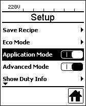 6.9 Wyświetlanie aktualnych wartości Application Mode (tylko w Advanced Mode) Jeśli potrzebny jest przegląd istotnych informacji, np. o napięciu sieciowym, stopniu obciążenia ogrzewania itd.