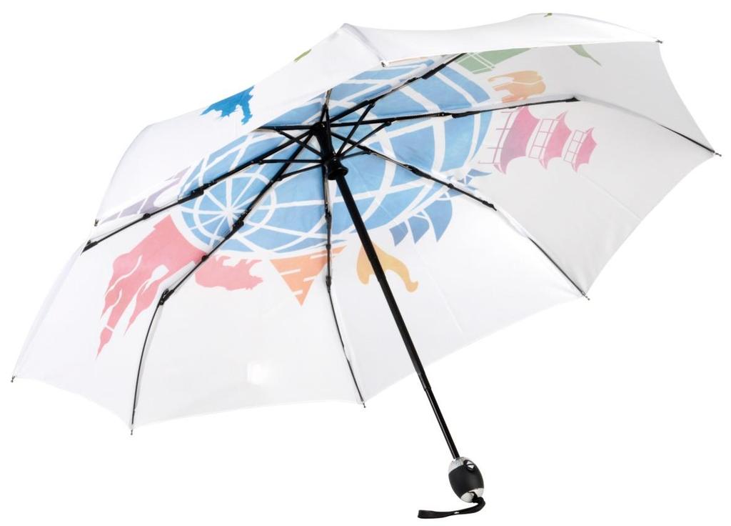 Parasol EMOTION 56-0108010 Informacje o parasolu Wyprodukowany w Europie Poszycie z 8 zszytych klinów z dopasowaną grafiką Klasa PREMIUM wyróżnia go jakość wykonania i dbania o detale Możliwość