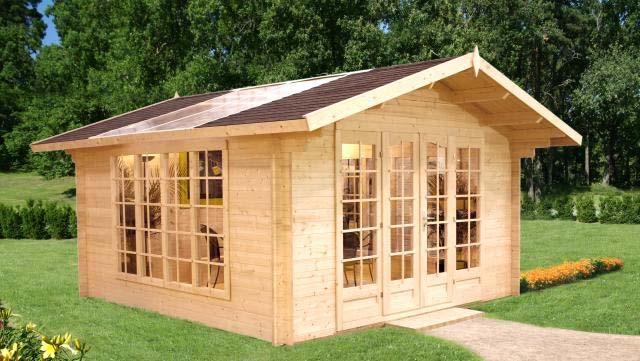 Instrukcja montażu Domek ogrodowy z bali FORD szerokość 400 x długość 400 cm