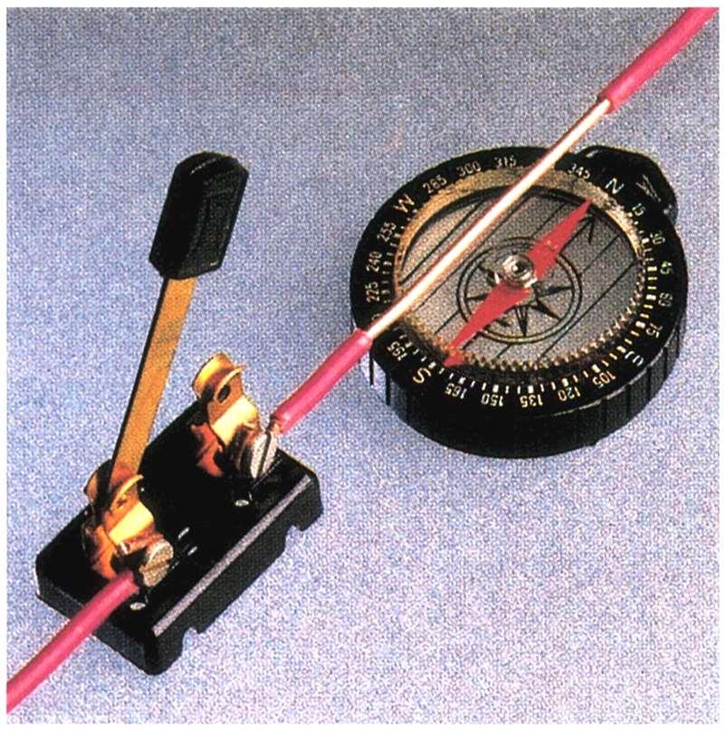 Prąd elektryczny jako źródło pola magnetycznego - doświadczenie Oersteda (1819-1820) Kiedy przez przewodnik nie płynie prąd, igła ustawia się wzdłuż kierunku