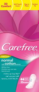 = 1,40 zł Carefree, Cotton Fresh, wkładki