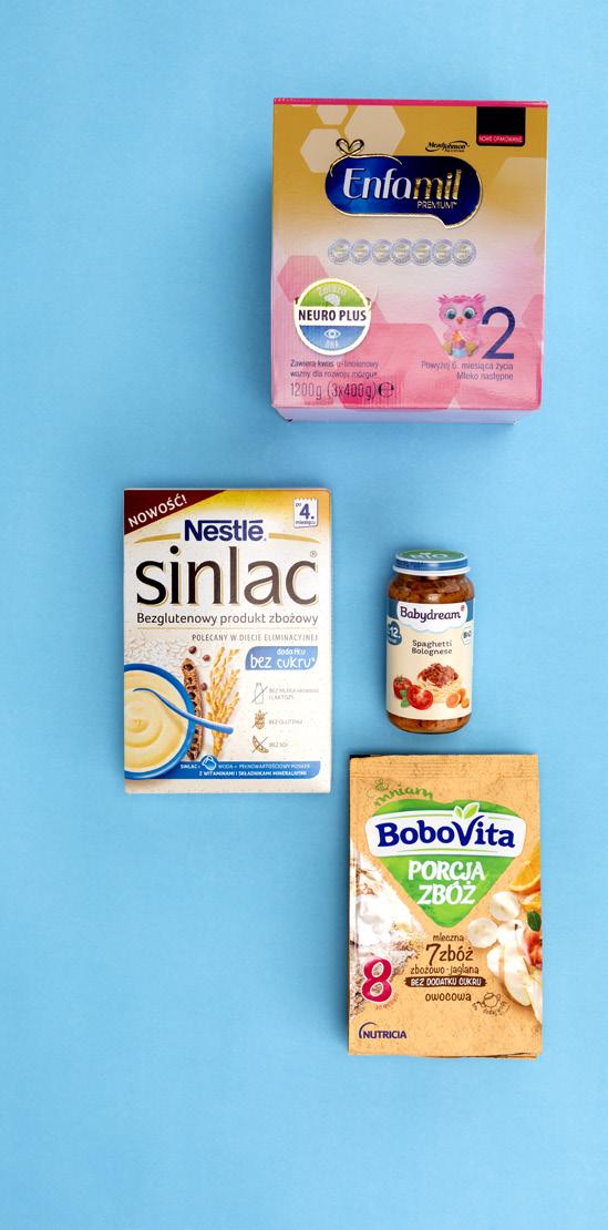 Enfamil, Premium 2, mleko następne, powyżej 6. m-ca życia, 1200 g 79,99 63,99 100 g = 5,33 zł Nestle, Sinlac, bezglutenowy produkt zbożowy, polecany w diecie eliminacyjnej, po 4.