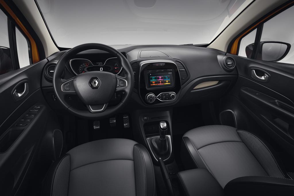 Multimedia dla każdego Renault Captur proponuje aż trzy systemy multimedialne wyposażone w ekrany dotykowe: R&Go, Media Nav Evolution, R-LINK Evolution.