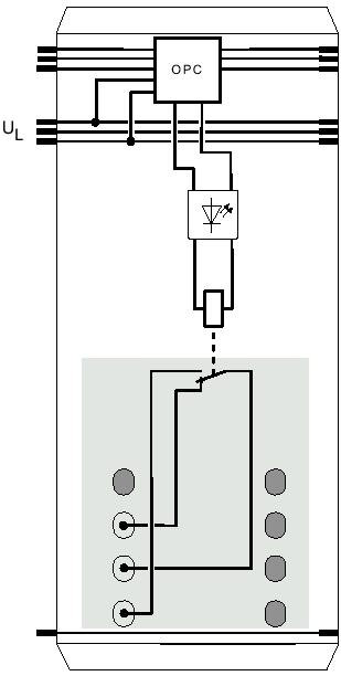 Schemat obwodów wewnętrznych Przykładowe połączenia Poniższy schemat przedstawia przykładowe połączenie dla 2- (B) oraz 3-przewodowych (A) urządzeń wykonawczych.