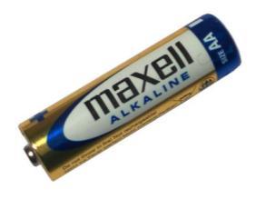 Bateria alkaliczna LR06 MAXELL Polecamy bardzo wydajną baterię alkaliczną typu "paluszek" marki MAXELL. Bateria ta pozwala na ponad roczną pracę zegara. Japońska jakość w przystępnej cenie.