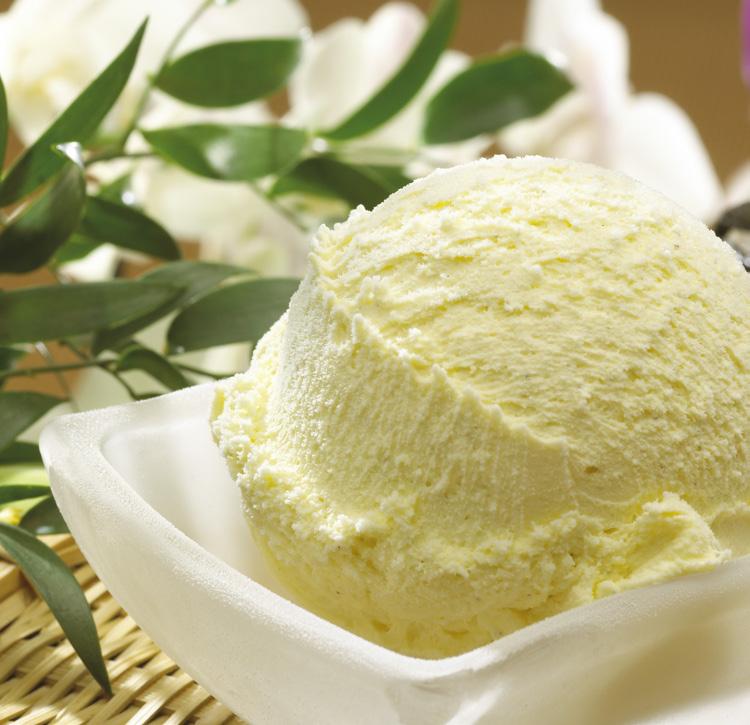 Lody mleczne 407 Pistazie Italia Delikatny, orzechowy smak pistacji z lekką nutą migdałów Dozowanie: 60 g : 1 l Pasty do produkcji lodów 263 Vanille Delikatny, aromatyczny smak wanilii z
