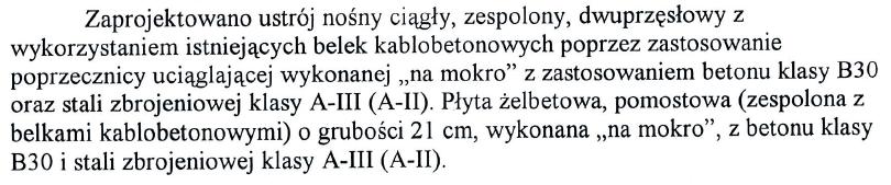 nad linią kolejową i