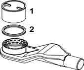 TECEdrainline - części zamienne Części zamienne do syfonów 80 Wkładka do syfonu ekstra