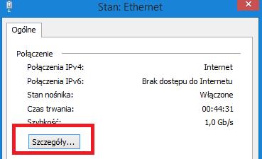3) Sprawdź czy adres IP kamery i adres