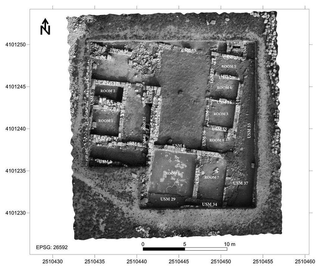 ROKSANA CHOWANIEC fig. 1. Trench I. An aerial photograph of a late Hellenistic-Early Roman residential complex as per the end of 2015.