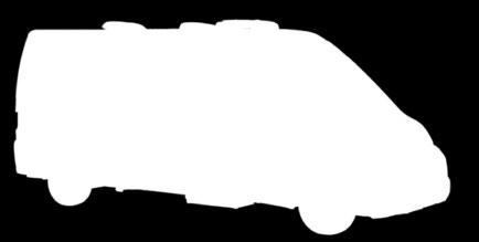 )* 740 Obciążenie przyczepy z hamulcem / bez hamulca 750 / 2500** POJAZD PODSTAWOWY Fiat Ducato, Citroen Jumper lub Peugeot Boxer 3,3 t 4-cylindrowy turbo diesel, Euro 6d-Temp, filtr cząstek stałych