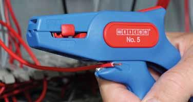 Weicon Nr 5 51000005 0,2-6 mm² 107g 105 zł Ostrze 51100002 2 noże + 1 śruba 29 zł Automatyczne szczypce do