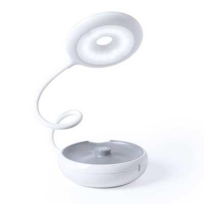 46 Przenośna lampka 18 LED Przenośna lampka 18 LED, 3 rodzaje intensywności oświetlenia, wejście USB Wymiary: Ø11 x 4,3 cm Materiał: ABS