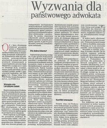 Zadanie 34. Wskaż charakterystyczne parametry układu typograficznego strony przedstawionej na ilustracji. Jeden łam, dwie kolumny. Jedna kolumna, dwa łamy. Cztery kolumny, jeden łam.