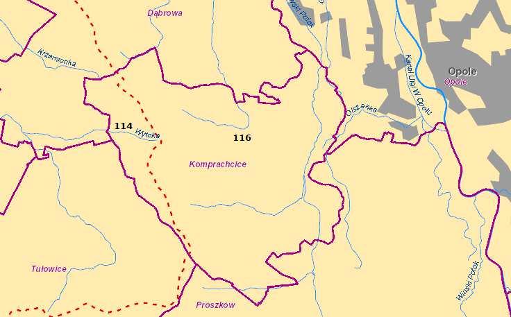 średniej arytmetycznej stężeń badanych elementów fizykochemicznych uzyskanych z rocznych wyników badań monitoringowych w punkcie pomiarowym.