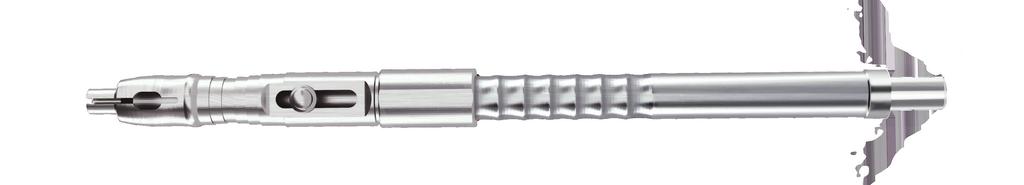 in the designated notch in the handle front (1).