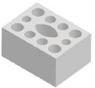 Głębokość zakotwieni a Typ cegły: Cegła pustakowa wapienno-krzemowa KS L-3DF Tabela C11: Opis cegły Typ cegły Cegła pustakowa wapiennokrzemowa KS L-3DF Gęstość nasypowa [kg/dm 3 ] 1,4 Wytrzymałość na