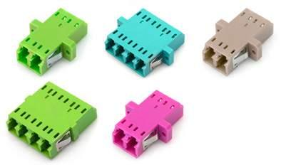 Adaptery LC Rozwiązania światłowodowe Adaptery typu LC zostały podzielone ze względu na parametry optyczne i mechaniczne na trzy typy serii: Standard One-Piece, Premium One-Piece oraz
