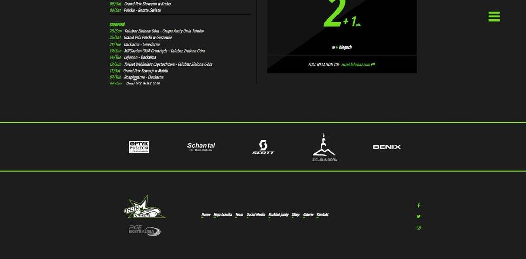 Jesteś zobowiązany umieścić nazwy sponsorów - SE na zasadach określonych w przepisach wewnętrznych lub zarządzeniach SE lub PZM - na ubiorze i sprzęcie podczas wszystkich zawodów ligowych oraz o