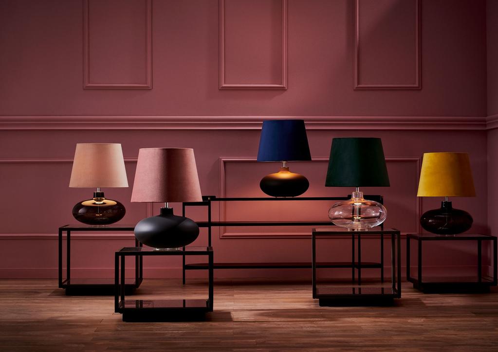 SAWA VELVET Nowość w rodzinie lamp SAWA. Wyrażenie miękkie światło nabiera tu nowego znaczenia.