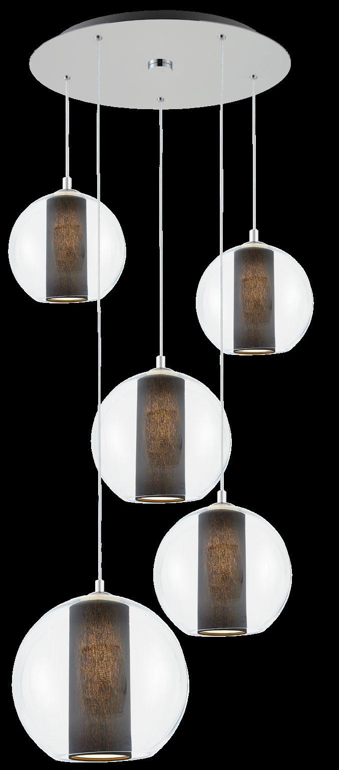 MERIDA LAMPA WISZĄCA 3 MOC: MAX 3 x 8W LED