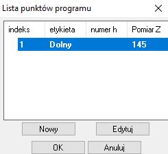 W oknie, które się otworzy, naciśnij zakładkę Parametry skrawania. Kliknij przycisk XXX D:100 L:100 Dolny, aby edytować.