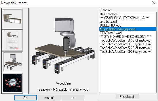 Tworzenie części TopSolid'WoodCam Podstawy Utwórz nowy dokument TopSolid'Wood. Narysuj prostokąt o wymiarach 700mm x 300mm. Dodaj oś symetrii odpowiednio na X i Y.