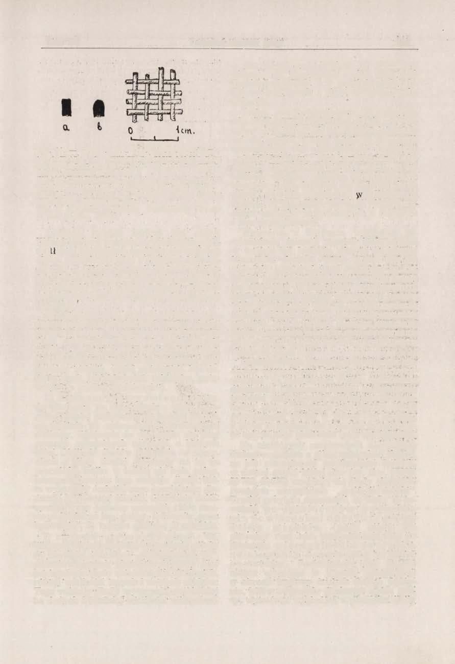 Tom VII Technika obróbki gliny 139 Ryc. 11. Szypeniee. Schematyczne przedstawienie krawędzi a wyrównanej przez obcięcie gliny ostrym narzędziem i b tejże krawędzi po wygładzeniu miękkim narzędziem.