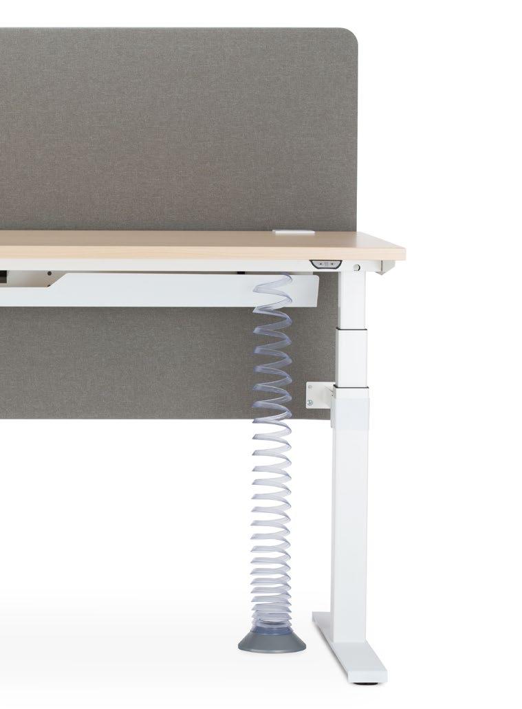 8 8 Grommet Przelotka 9 Desktop made of 25 mm melamine double faced chipboard; edge: ABS 2 mm.