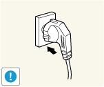 Zasady bezpieczeñstwa Przewód zasilający należy podłączyć do gniazdka elektrycznego z uziemieniem.