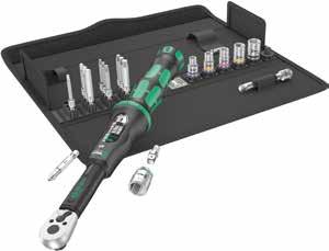 Click-Torque A 6 Set 1 Click-Torque C 3 Set 1 Neseser tekstylny na narzędzia Wera 2go 2 Podłużna walizka do transportu narzędzi Wera 2go 7 SWITCH TORQUE ULTRA COMPACT SWITCH TORQUE ULTRA COMPACT