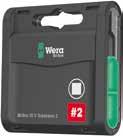 Bit-Box 20 BTZ TX Bit-Box 20 RZ PH Zastosowanie: do wkrętów z gniazdem TORX Chwyt: sześciokątny 1 /4", do gniazd wg DIN ISO 1173-D 6,3 Część robocza: BiTorsion, elastyczne, do zastosowań