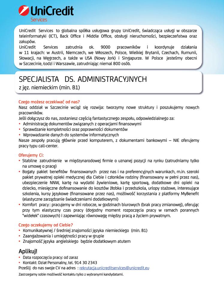 Aktualne oferty pracy dobrych pracodawców z Pomorza Zachodniego znajdziesz tutaj targipracodawcow.pl Na naszej stronie oferty pracy aktualizowane są na bieżąco przez cały rok!