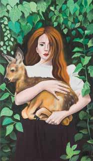 : 'TYCJAN' na odwrociu opisany: 'TYCJAN SIR RED FOX OIL ON CANVAS