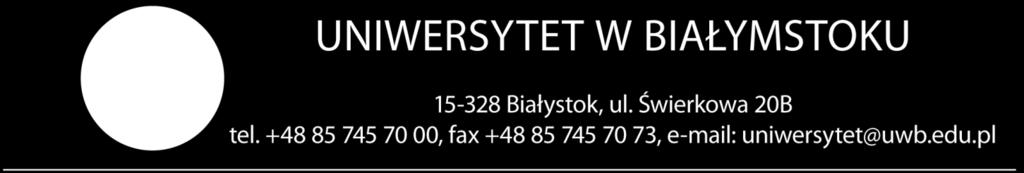 REGULAMIN REKRUTACJI I UCZESTNICTWA W PROJEKCIE Kuźnia Kompetencji studentów Wydziałów Ekonomii i Zarządzania oraz Prawa Uniwersytetu w Białymstoku 1 Informacje o projekcie 1.