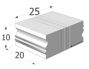 styropianu EPS o wysokiej gęstości 40 kg/m3 i lambdzie 0,032