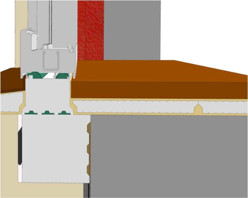 7 Podstawa Parapetu Wewnętrznego (PPW) Ad. 1.4 Podstawa Parapetu Zewnętrznego (PPZ) produkowana w długości 200cm i szerokości ok.