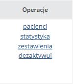 świadczenia Prezentowane dane: Kod świadczenia, Nazwa świadczenia Nagłówek kolumny: Data ostatniej oceny Prezentowane dane: Data ostatniej okresowej oceny harmonogramu.