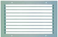 ANEMOSTATY, NAWIEWNIKI, KRATKI, ZAWORY Kratki wentylacyjne Grilles Kratka wentylacyjna ścienna z kierownicami poziomymi Grille with horizontal blades KSH L 125 225 325 425 525 625 825 1025 1225 H 75